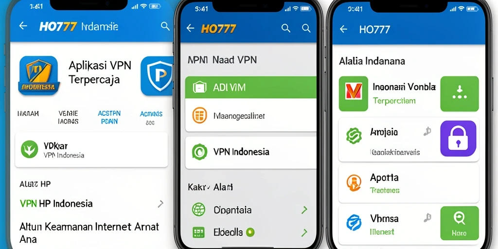 Antarmuka HO777 yang sederhana dan fungsional.