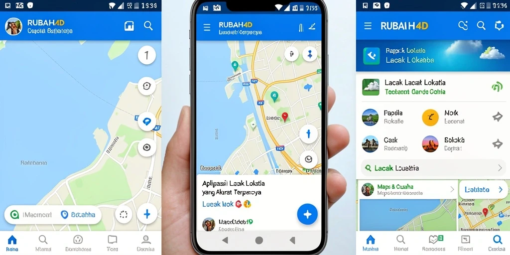 Tampilan antarmuka RUBAH4D yang intuitif untuk lacak lokasi.